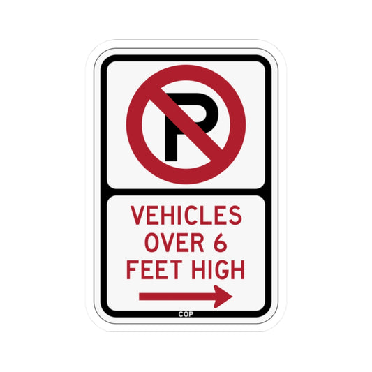 PBOT Road sign P1960R (Oregon) (Road Sign) STICKER Vinyl Kiss-Cut Decal
