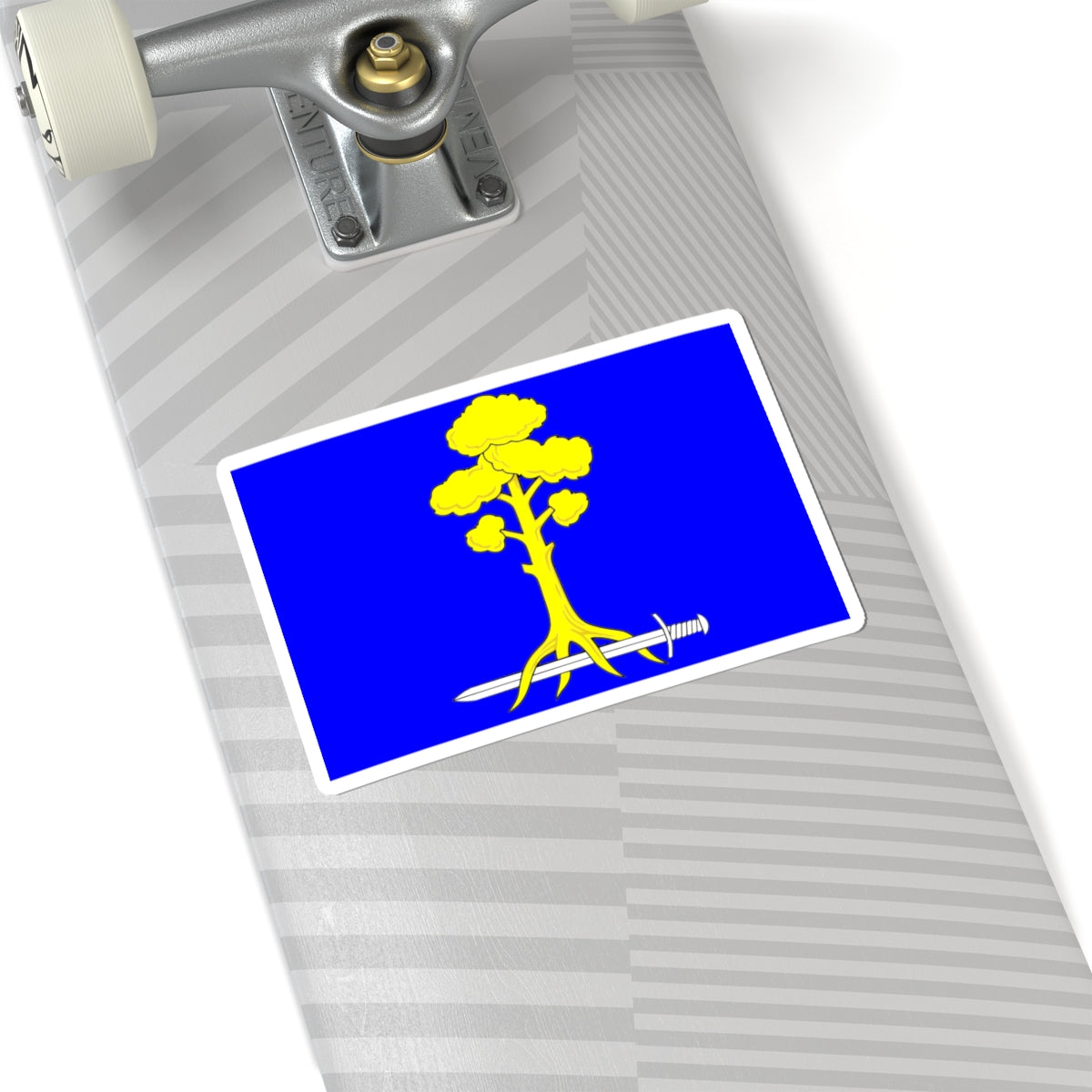 Flag Sertolovo Leningrad oblast (Russia) STICKER Vinyl Kiss-Cut Decal