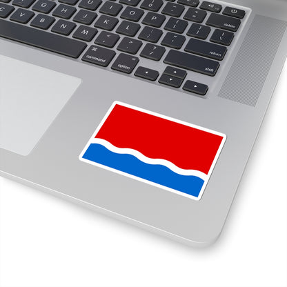 Flag of Amur Oblast (Russia) STICKER Vinyl Kiss-Cut Decal