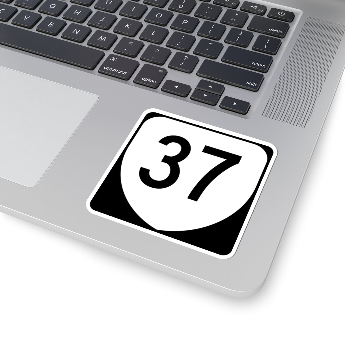 Virginia 37 (Virginia) (Road Sign) STICKER Vinyl Kiss-Cut Decal