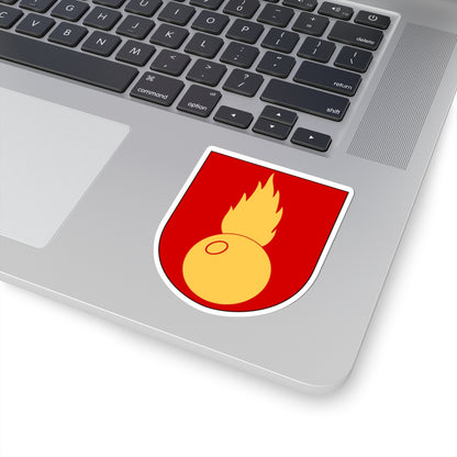 Artilleriregementet Artilleriets stridsskola vapen (Sweden) (Coat of Arms) STICKER Vinyl Kiss-Cut Decal