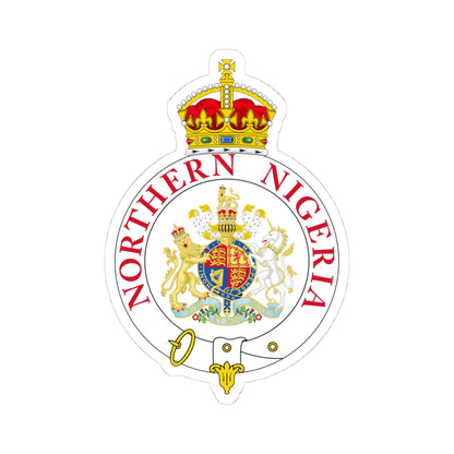 Badge of the Northern Nigeria Protectorate (Niger) (Coat of Arms) STICKER Vinyl Kiss-Cut Decal