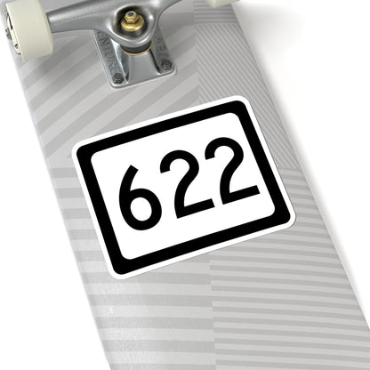 WV-622 (Virginia) (Road Sign) STICKER Vinyl Kiss-Cut Decal
