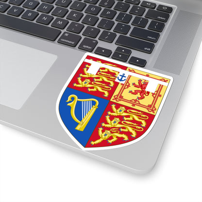 Arms of Andrew Duke of York (United Kingdom) (Coat of Arms) STICKER Vinyl Kiss-Cut Decal