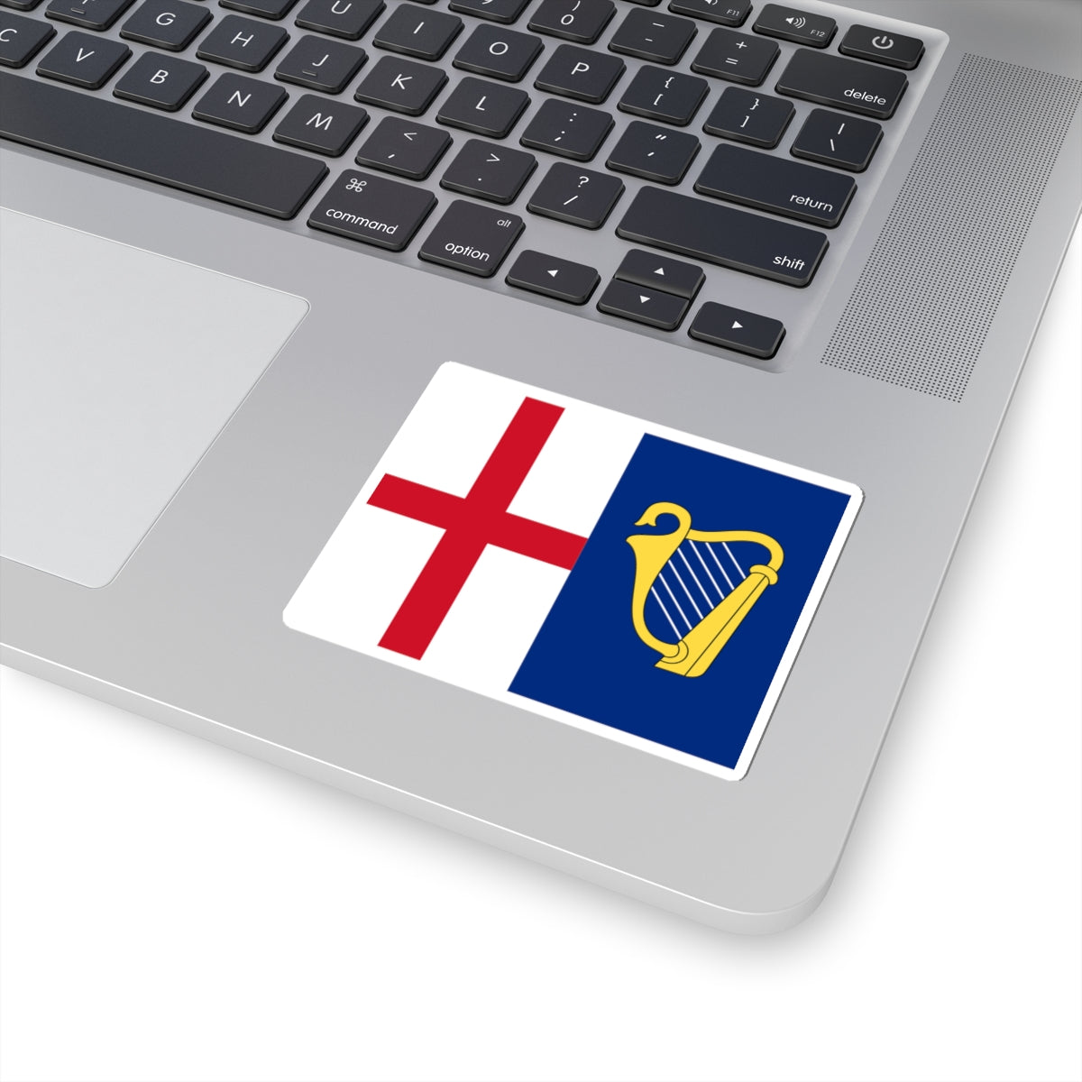 Flag of the Commonwealth 1649-1651 (England) STICKER Vinyl Kiss-Cut Decal