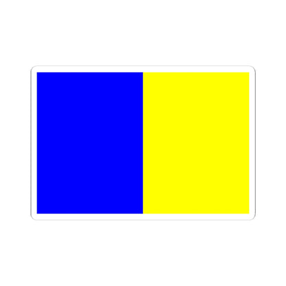 Flag of Annemasse (France) STICKER Vinyl Kiss-Cut Decal