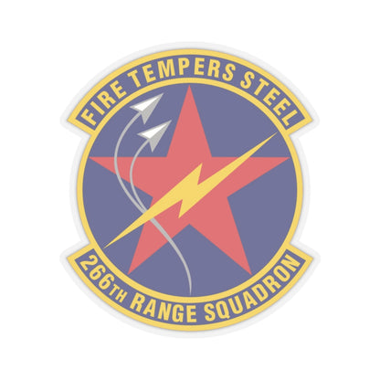 266th Range Squadron (U.S. Air Force) STICKER Vinyl Kiss-Cut Decal-3 Inch-Transparent-The Sticker Space