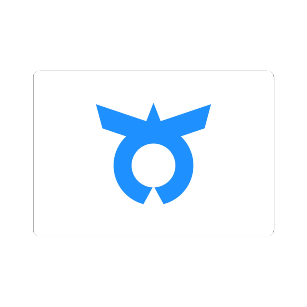 Flag of Otsuki Yamanashi (Japan) STICKER Vinyl Kiss-Cut Decal