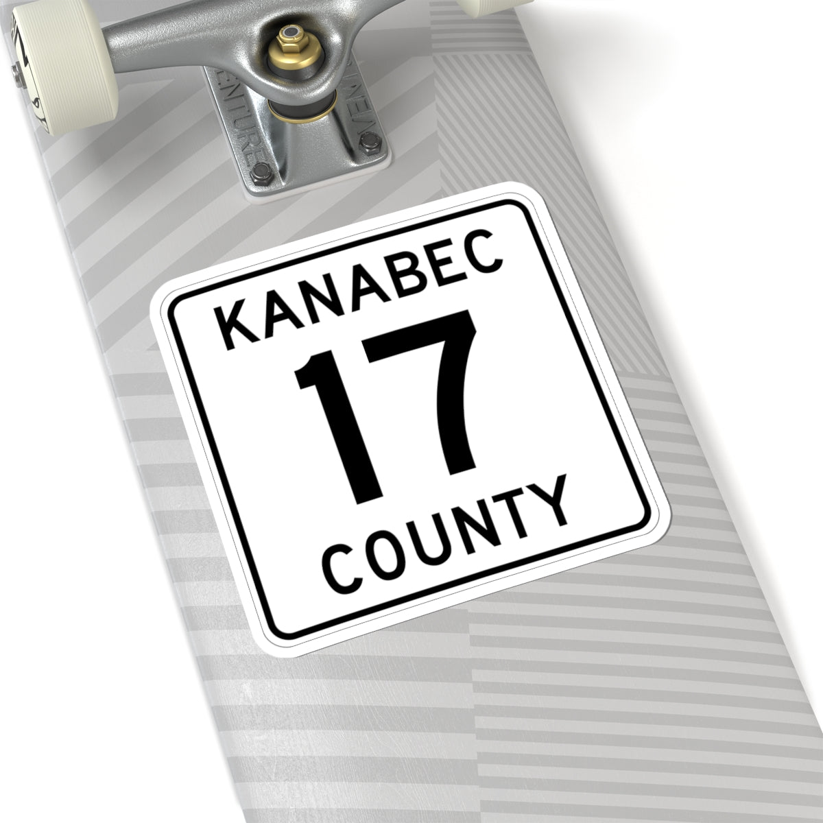 Kanabec County 17 MN (Minnesota) (Road Sign) STICKER Vinyl Kiss-Cut Decal