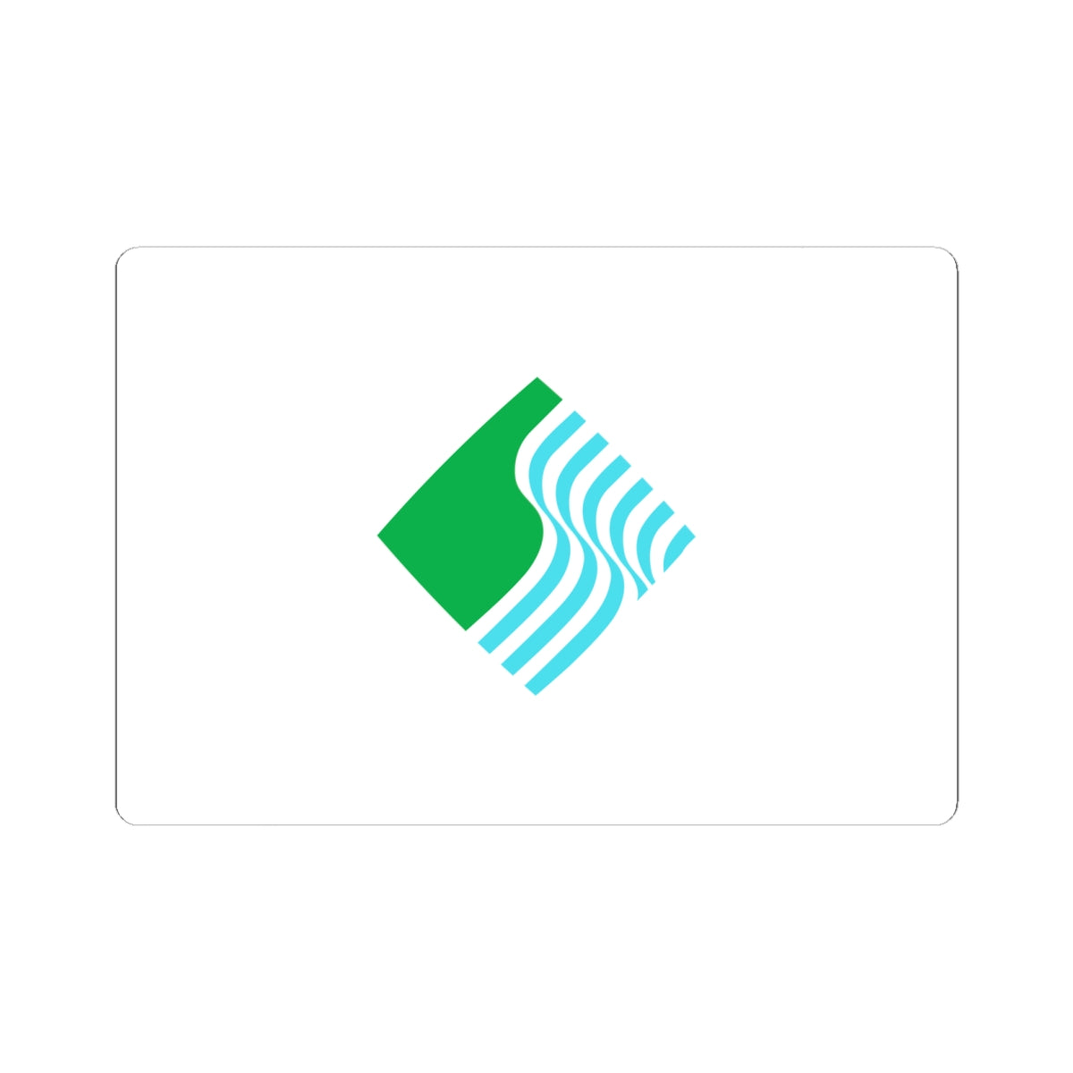 Flag of Saijō Ehime (Japan) STICKER Vinyl Kiss-Cut Decal