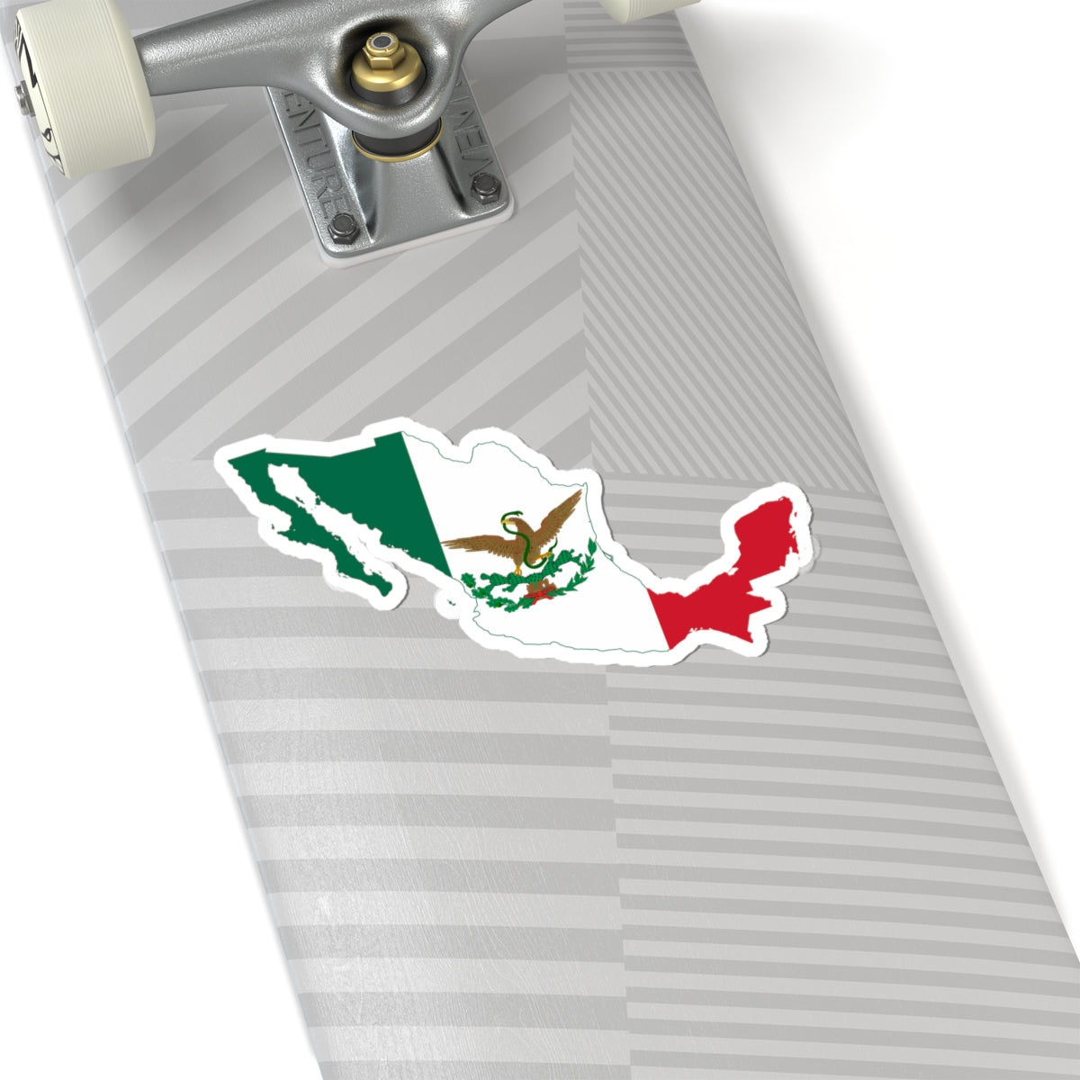Flag-map of Mexico 1893-1916 (Mexico) STICKER Vinyl Kiss-Cut Decal