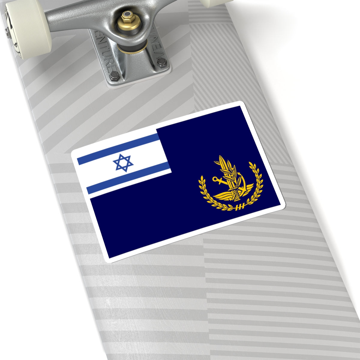 Flag of IDF Chief of Staff at Sea (Israel) STICKER Vinyl Kiss-Cut Decal