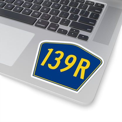PR secondary 139R (Puerto Rico) (Road Sign) STICKER Vinyl Kiss-Cut Decal