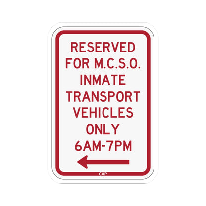 PBOT Road sign P4125L (Oregon) (Road Sign) STICKER Vinyl Kiss-Cut Decal