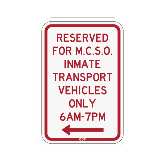 PBOT Road sign P4125L (Oregon) (Road Sign) STICKER Vinyl Kiss-Cut Decal