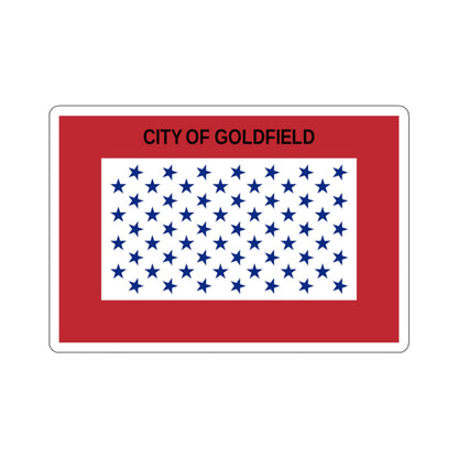 Flag of Goldfield, Colorado - STICKER Vinyl Kiss-Cut Decal