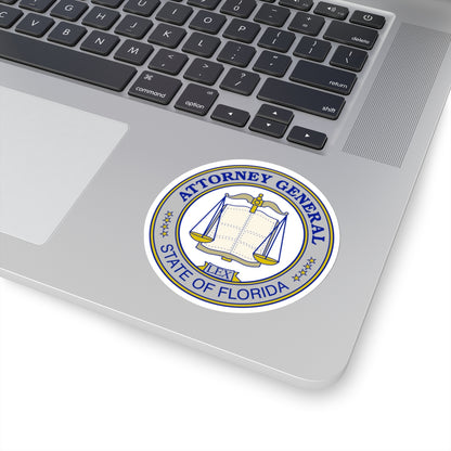 Seal of the Attorney General of Florida - STICKER Vinyl Kiss-Cut Decal