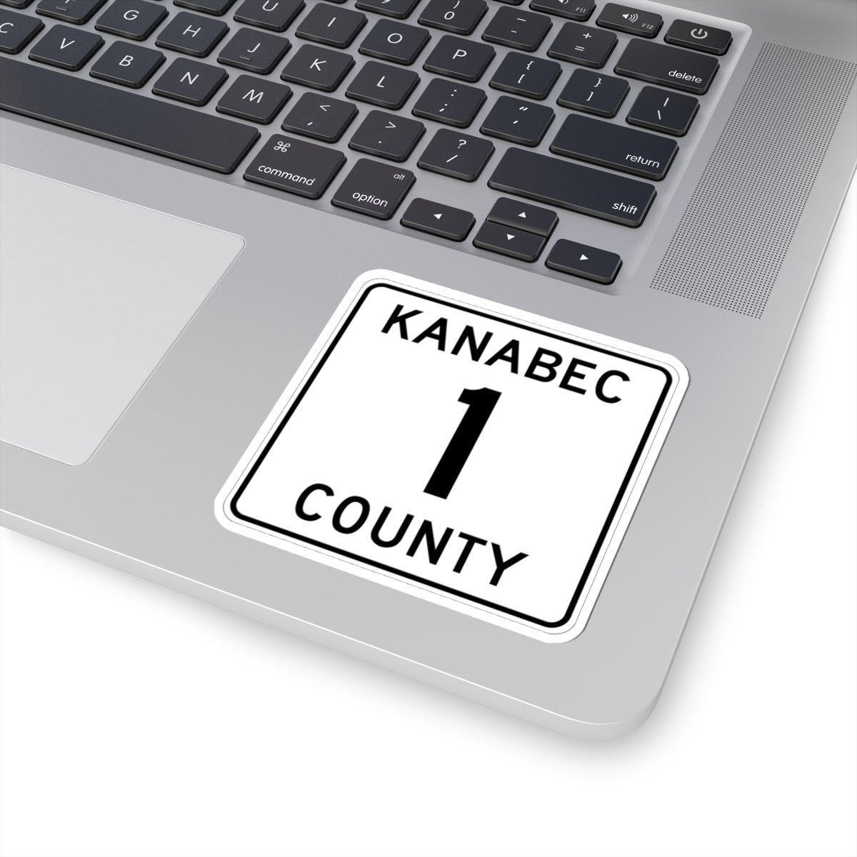 Kanabec County 1 MN (Minnesota) (Road Sign) STICKER Vinyl Kiss-Cut Decal
