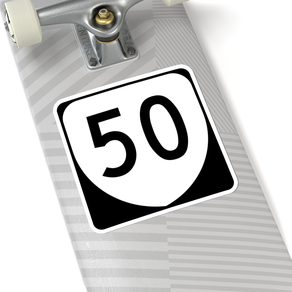 Virginia 50 (Virginia) (Road Sign) STICKER Vinyl Kiss-Cut Decal