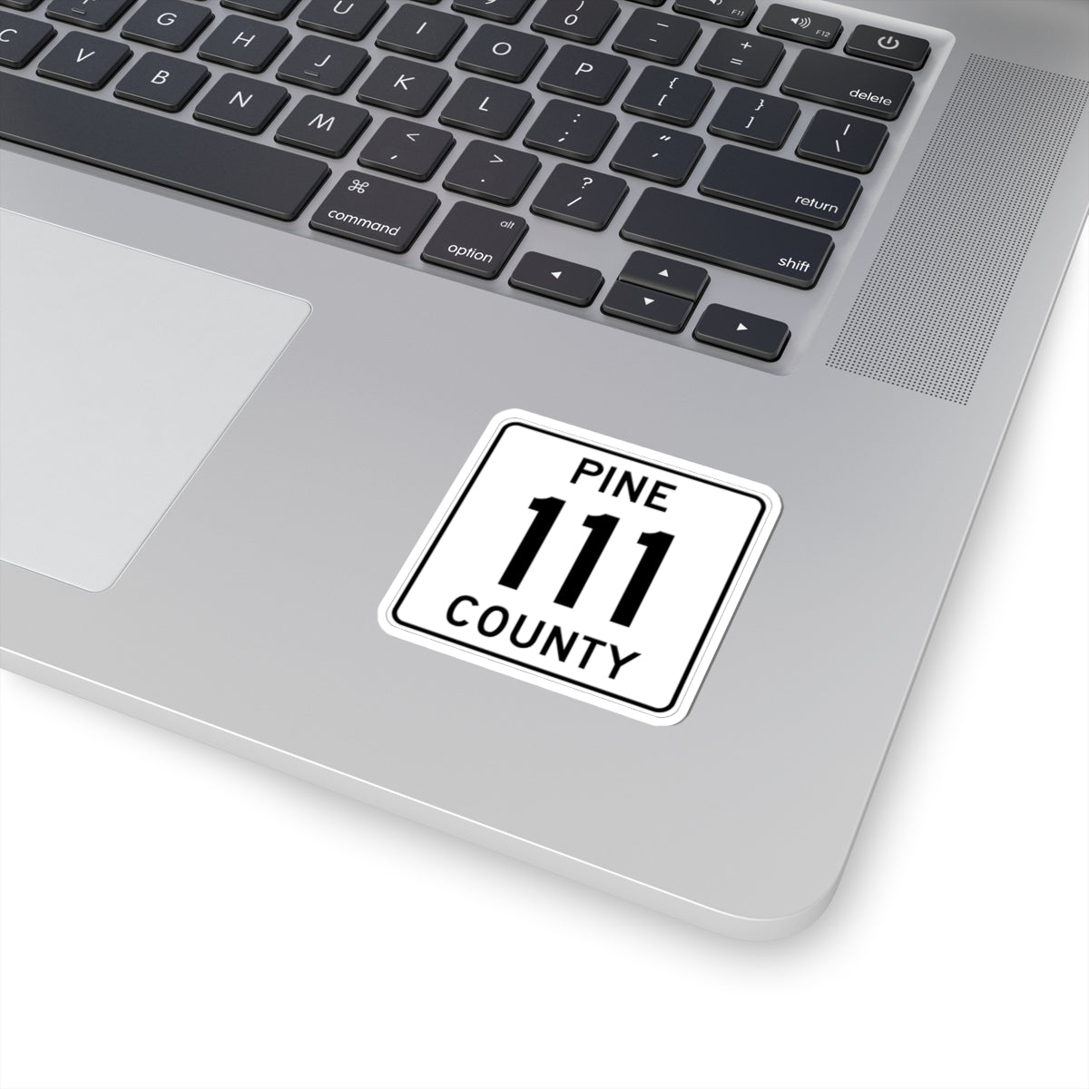 Pine County Route 111 MN (Minnesota) (Road Sign) STICKER Vinyl Kiss-Cut Decal