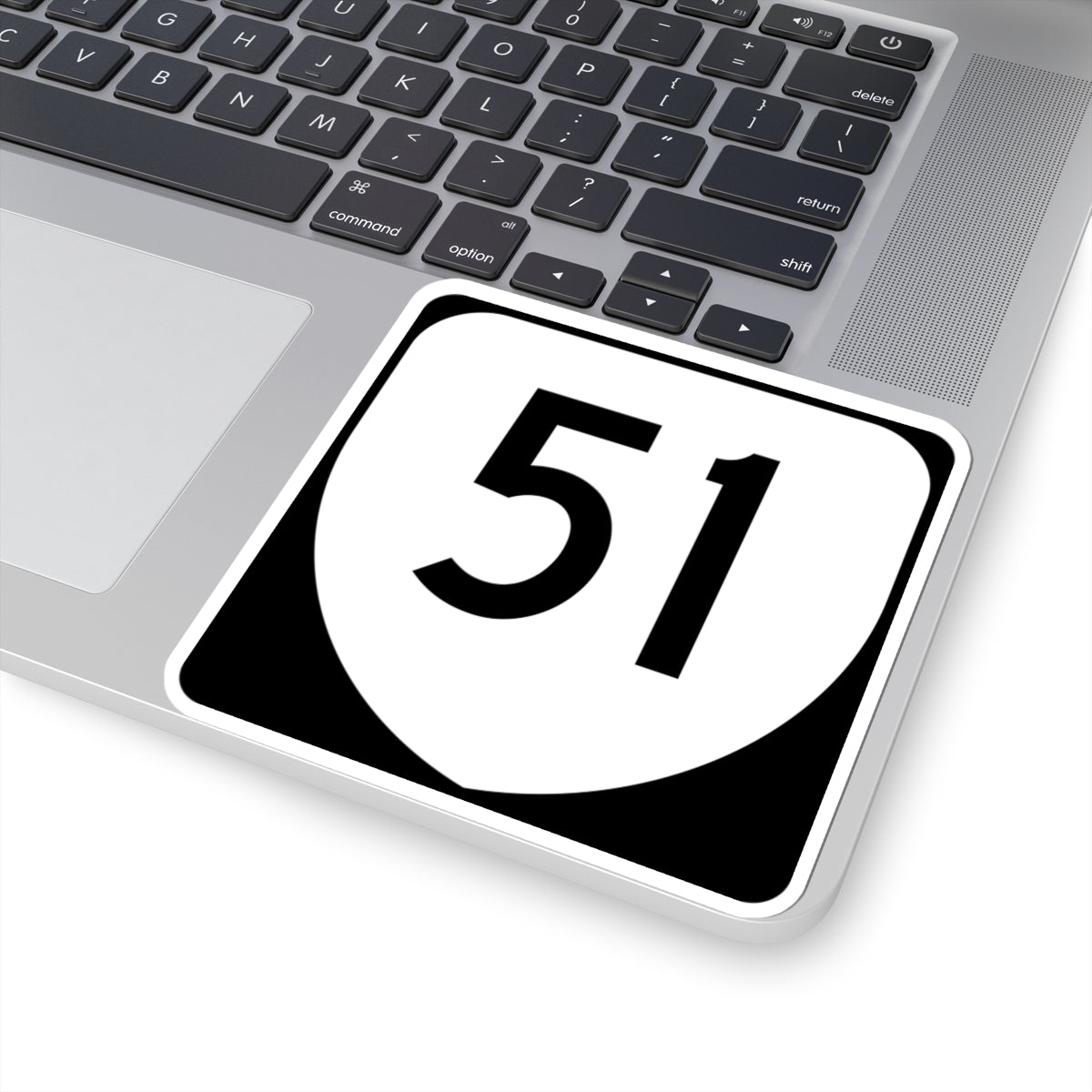 Virginia 51 (Virginia) (Road Sign) STICKER Vinyl Kiss-Cut Decal