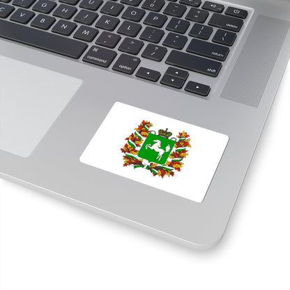 Flag of Tomsk Oblast (Russia) STICKER Vinyl Kiss-Cut Decal