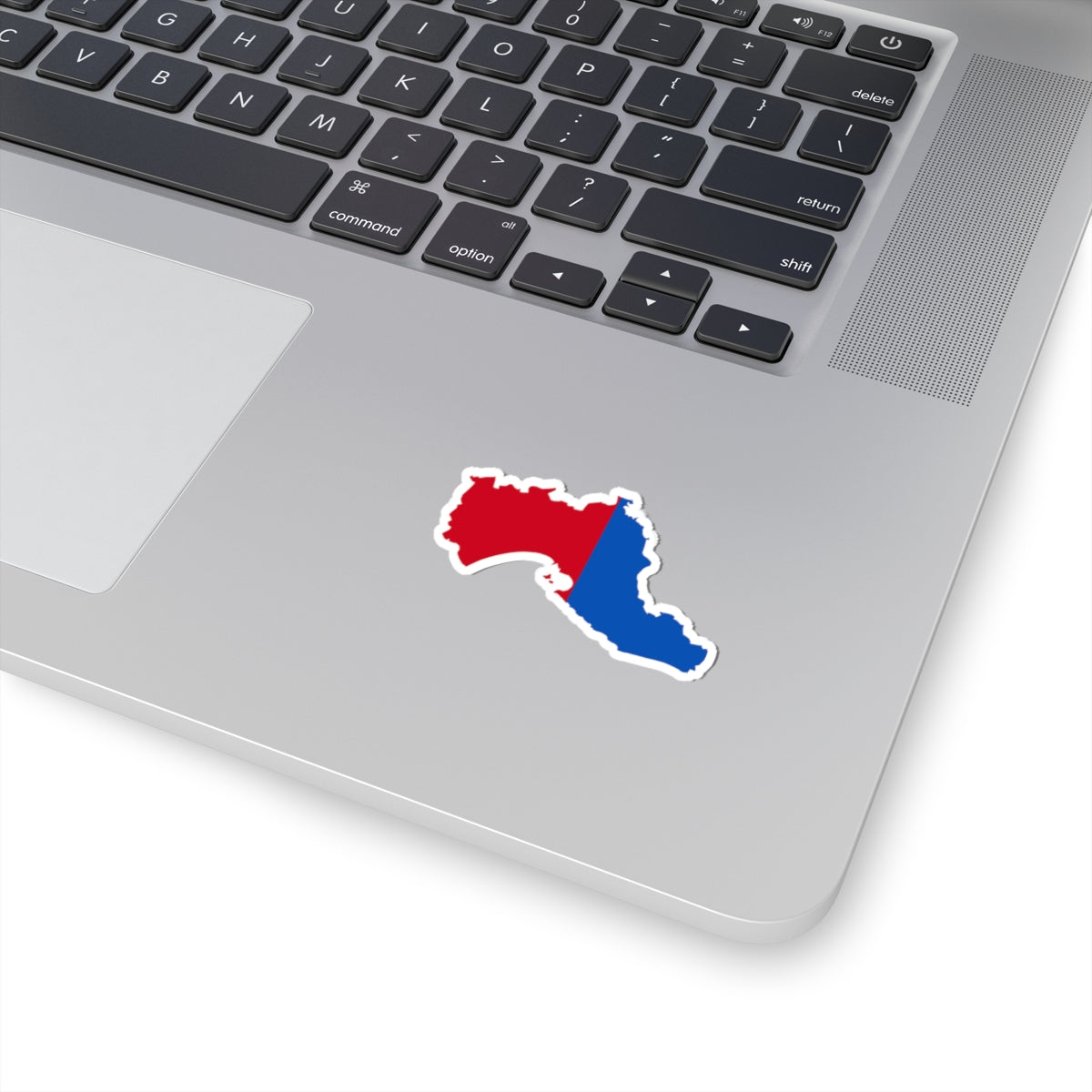 Flag map of the Province of Taranto (Italy) STICKER Vinyl Kiss-Cut Decal