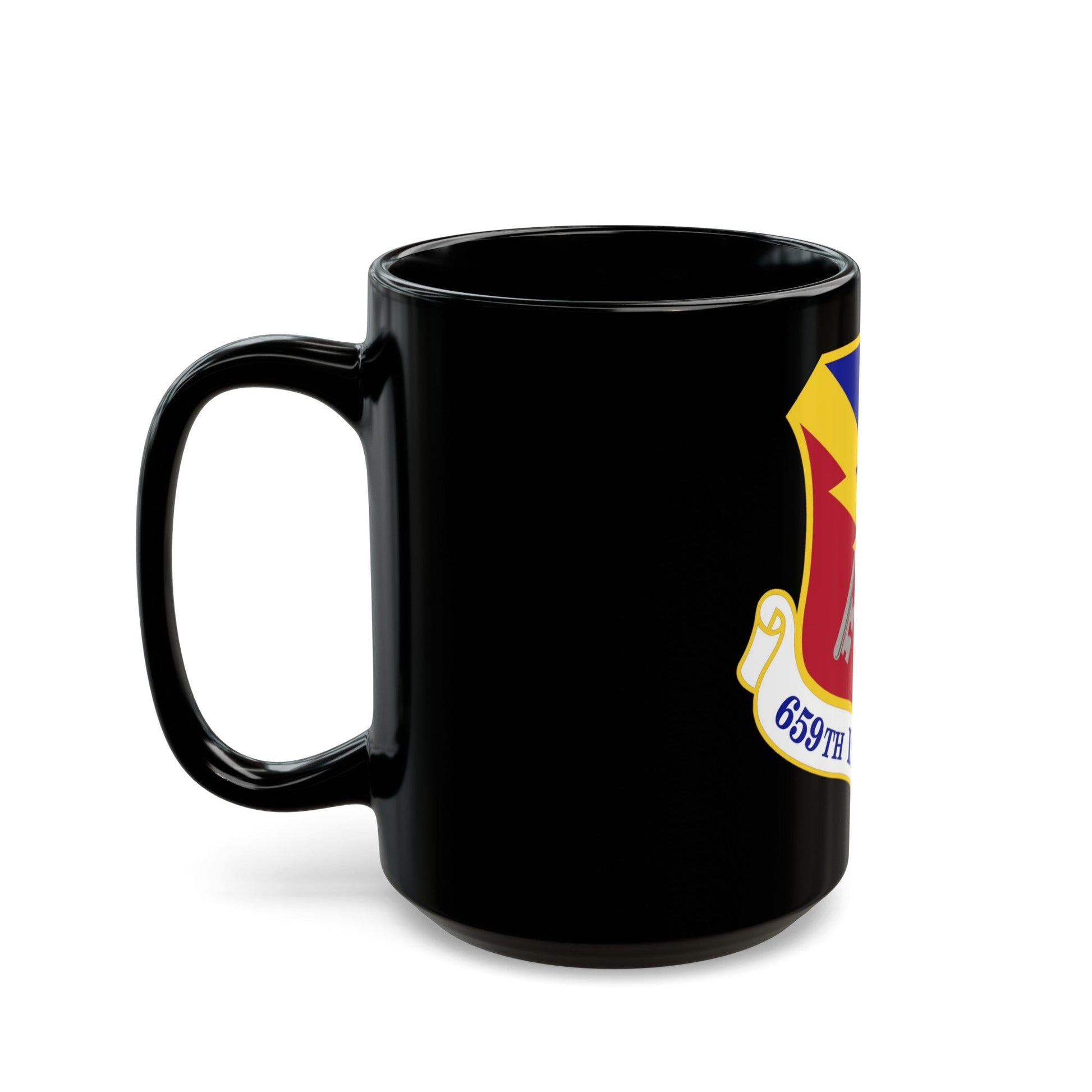 659 Intelligence Surveillance and Reconnaissance Group ACC (U.S. Air Force) Black Coffee Mug-The Sticker Space