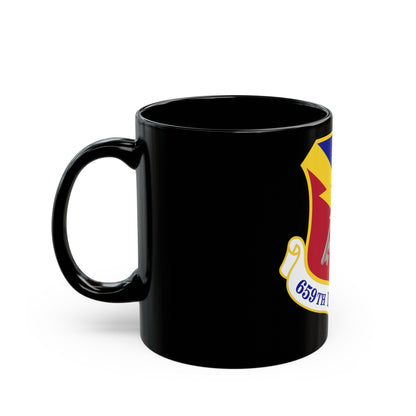 659 Intelligence Surveillance and Reconnaissance Group ACC (U.S. Air Force) Black Coffee Mug-The Sticker Space