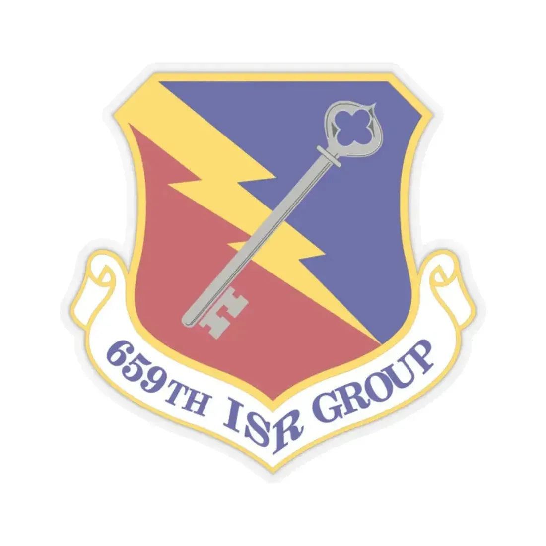 659 Intelligence Surveillance and Reconnaissance Group ACC (U.S. Air Force) STICKER Vinyl Kiss-Cut Decal 2 Inch Transparent - The Sticker Space