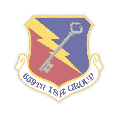 659 Intelligence Surveillance and Reconnaissance Group ACC (U.S. Air Force) STICKER Vinyl Kiss-Cut Decal 3 Inch Transparent - The Sticker Space