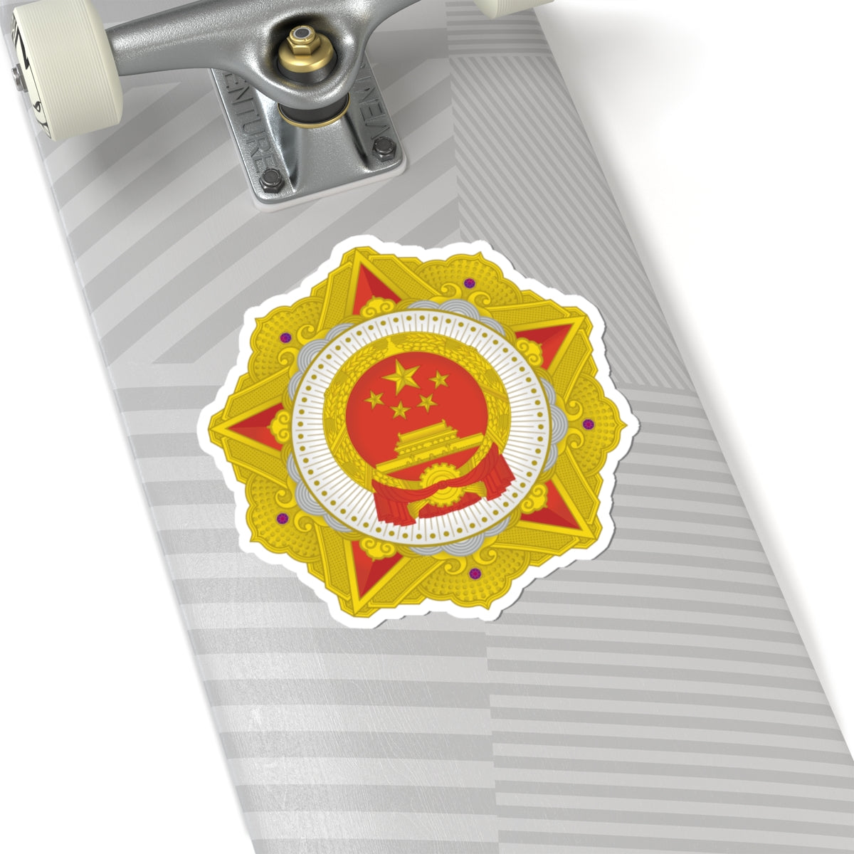 Republic Medal of China badge (China) (Coat of Arms) STICKER Vinyl Kiss-Cut Decal