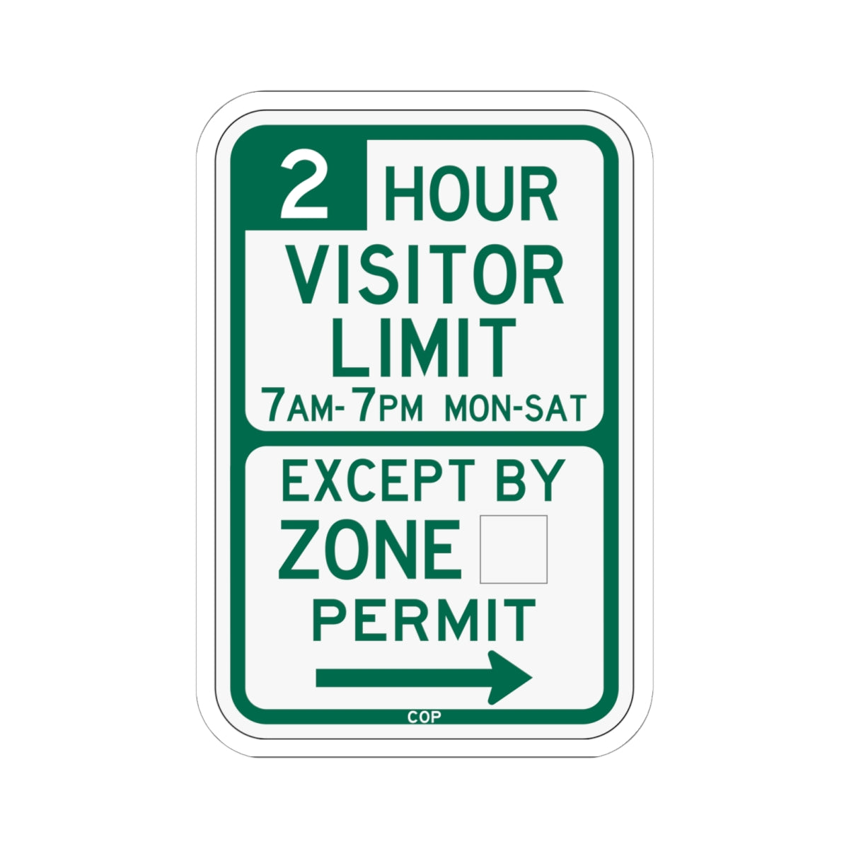 PBOT Road sign P4452R (Oregon) (Road Sign) STICKER Vinyl Kiss-Cut Decal