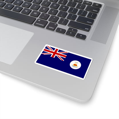 Flag Vanuatu before 1953 (Vanuatu) STICKER Vinyl Kiss-Cut Decal