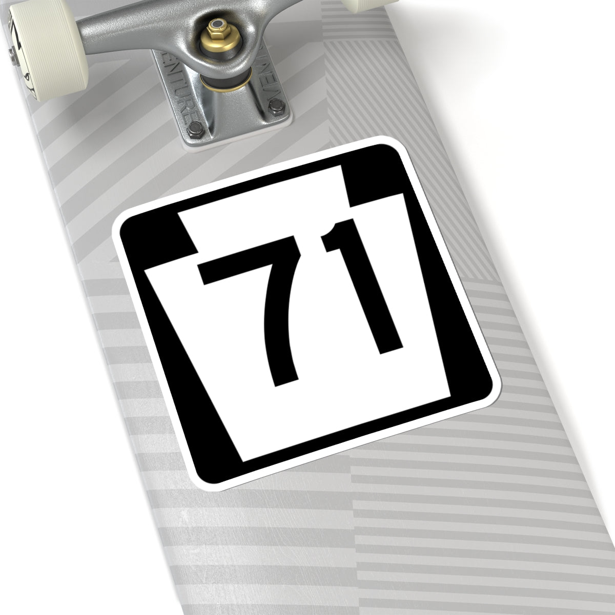 PA-71 (Pennsylvania) (Road Sign) STICKER Vinyl Kiss-Cut Decal