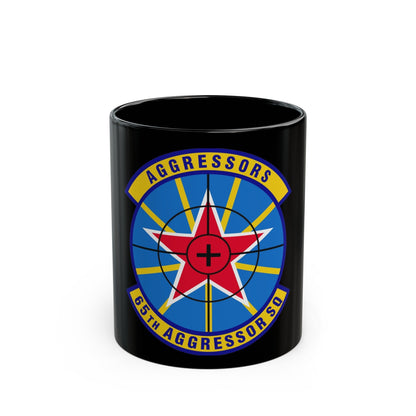 65th Aggressor Squadron (U.S. Air Force) Black Coffee Mug-11oz-The Sticker Space