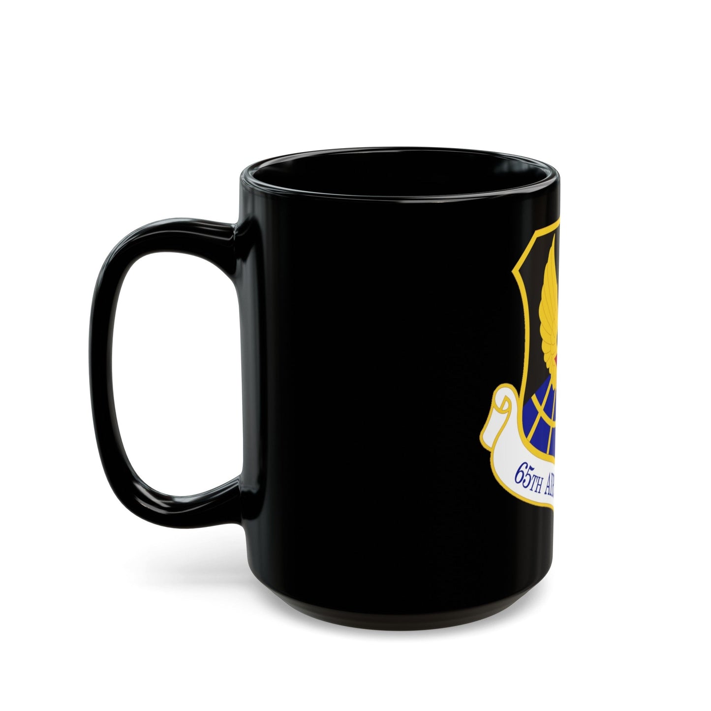 65th Air Base Wing (U.S. Air Force) Black Coffee Mug-The Sticker Space