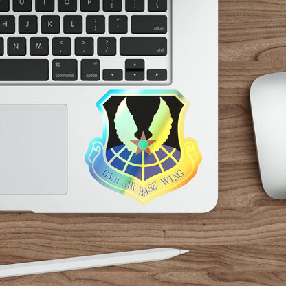 65th Air Base Wing (U.S. Air Force) Holographic STICKER Die-Cut Vinyl Decal-The Sticker Space