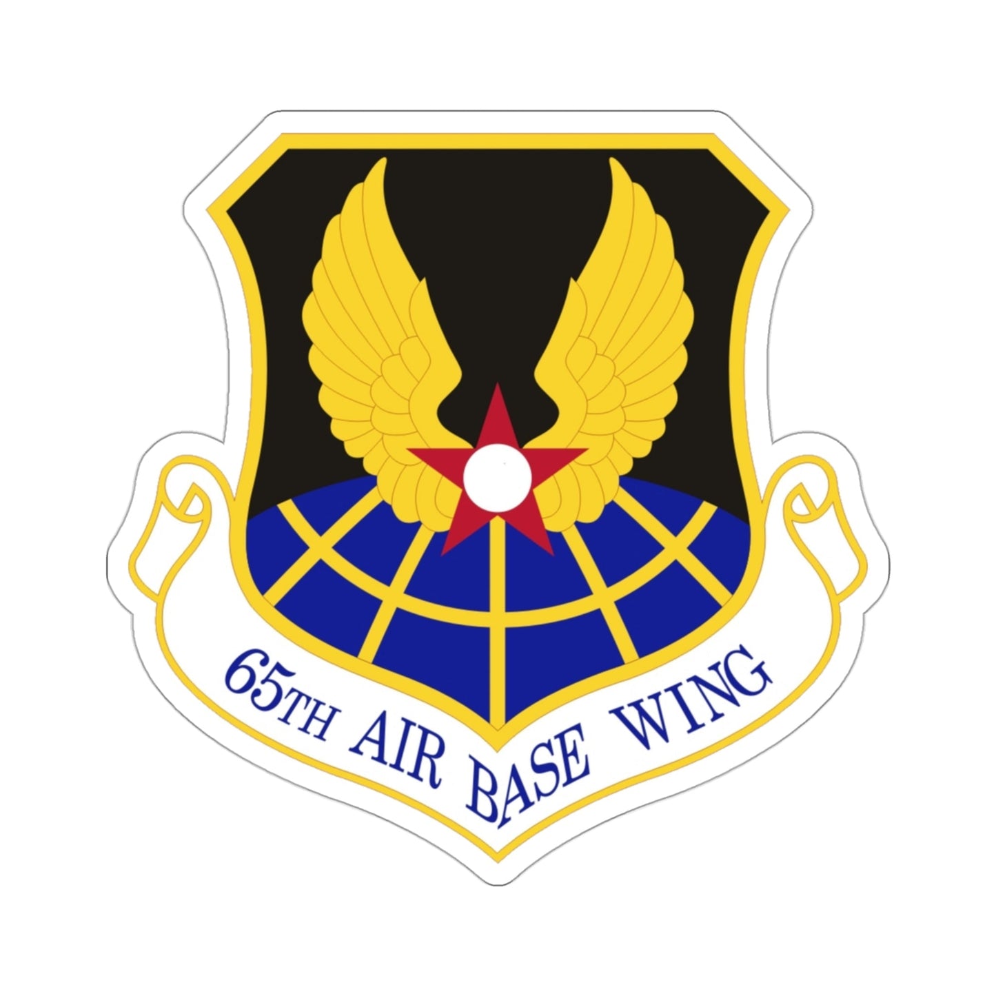 65th Air Base Wing (U.S. Air Force) STICKER Vinyl Die-Cut Decal-3 Inch-The Sticker Space