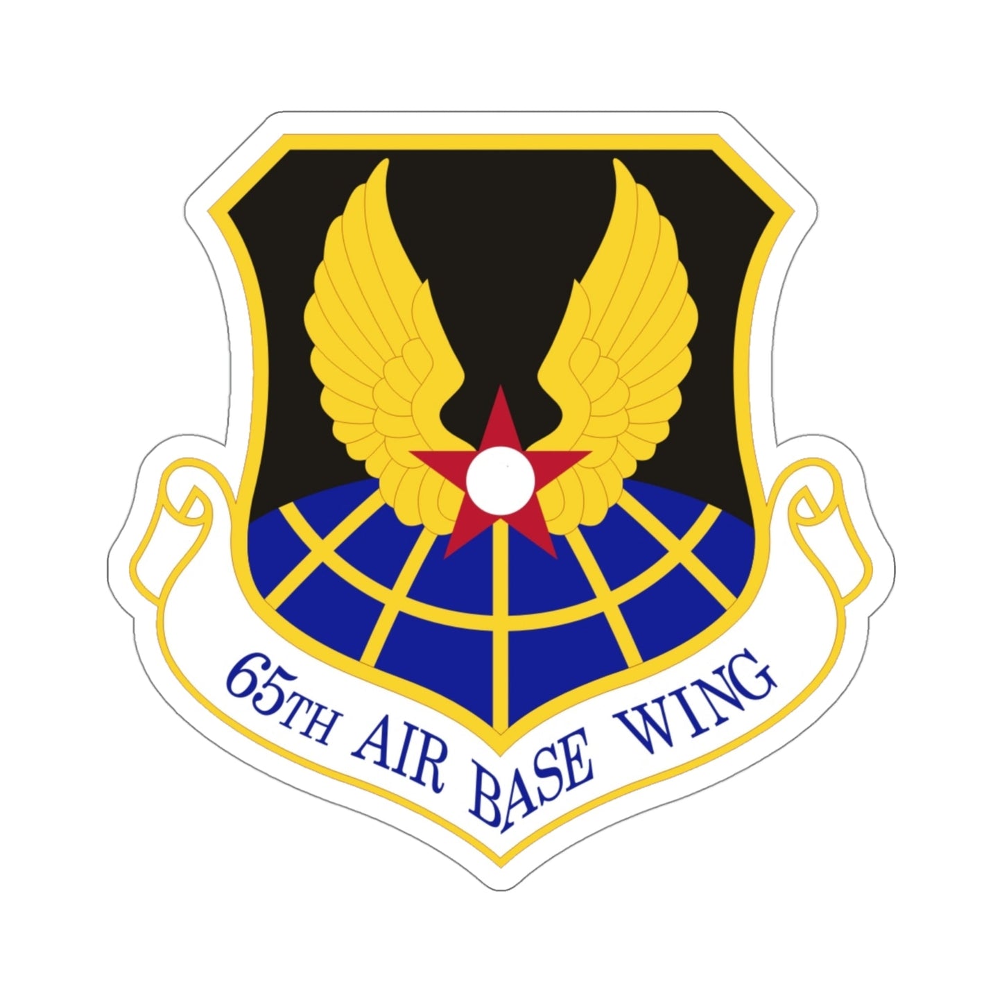 65th Air Base Wing (U.S. Air Force) STICKER Vinyl Die-Cut Decal-4 Inch-The Sticker Space