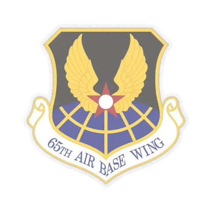 65th Air Base Wing (U.S. Air Force) STICKER Vinyl Kiss-Cut Decal 2 Inch Transparent - The Sticker Space