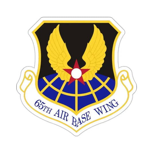 65th Air Base Wing (U.S. Air Force) STICKER Vinyl Kiss-Cut Decal 2 Inch White - The Sticker Space
