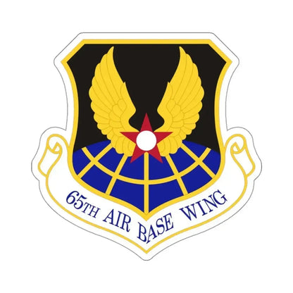 65th Air Base Wing (U.S. Air Force) STICKER Vinyl Kiss-Cut Decal 3 Inch White - The Sticker Space