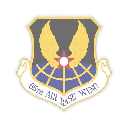 65th Air Base Wing (U.S. Air Force) STICKER Vinyl Kiss-Cut Decal 4 Inch Transparent - The Sticker Space