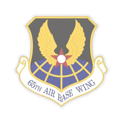 65th Air Base Wing (U.S. Air Force) STICKER Vinyl Kiss-Cut Decal 6 Inch Transparent - The Sticker Space