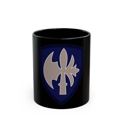 65th Infantry Division (U.S. Army) Black Coffee Mug-11oz-The Sticker Space