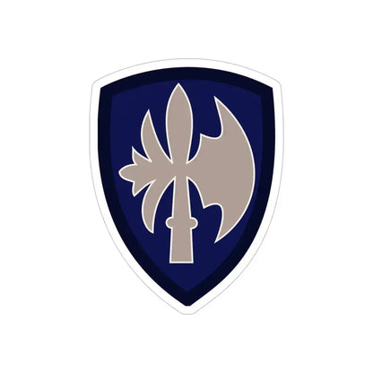 65th Infantry Division (U.S. Army) REVERSE PRINT Transparent Die-Cut STICKER 6 Inch Die-Cut Transparent - The Sticker Space