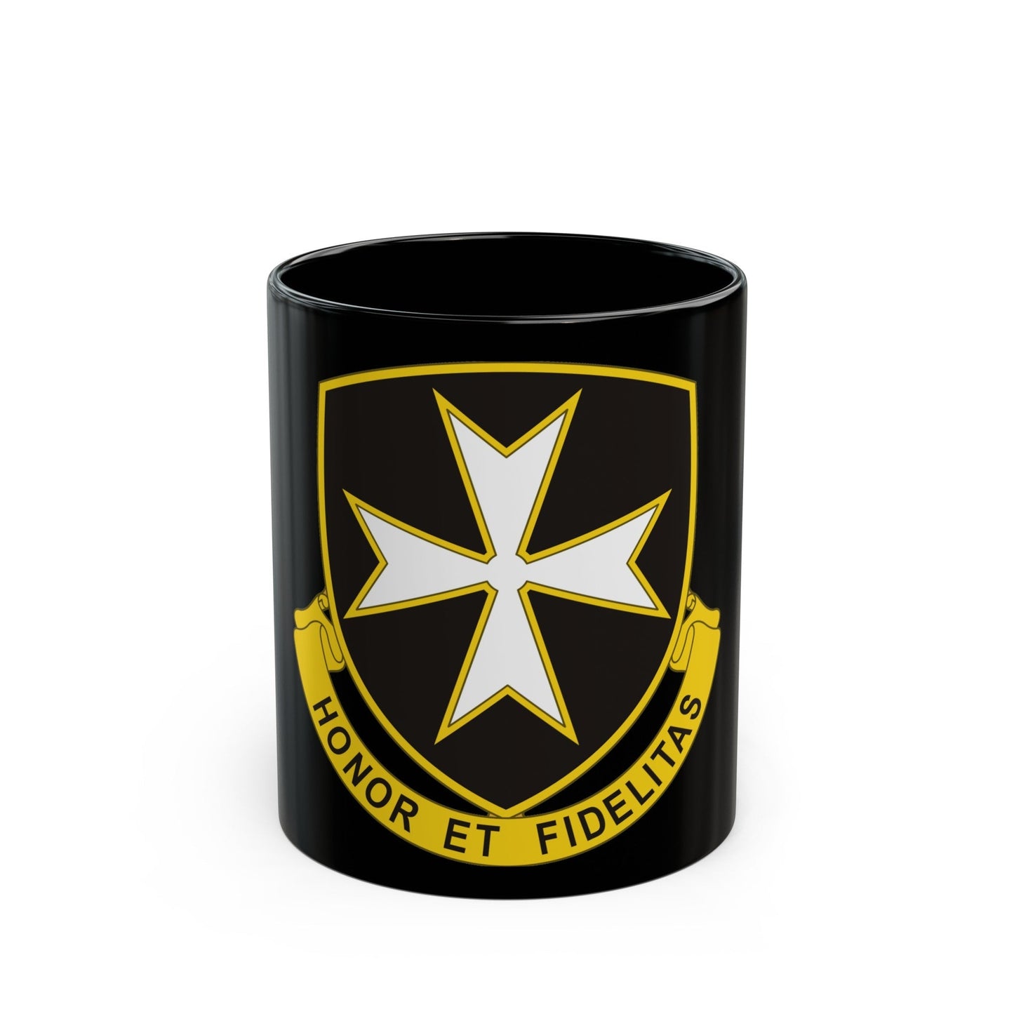 65th Infantry Regiment (U.S. Army) Black Coffee Mug-11oz-The Sticker Space