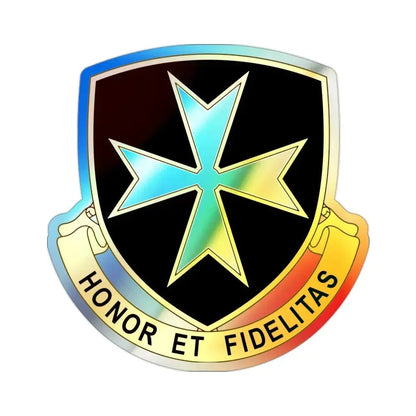 65th Infantry Regiment (U.S. Army) Holographic STICKER Die-Cut Vinyl Decal 2 Inch Holographic - The Sticker Space