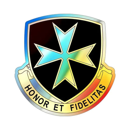 65th Infantry Regiment (U.S. Army) Holographic STICKER Die-Cut Vinyl Decal 5 Inch Holographic - The Sticker Space